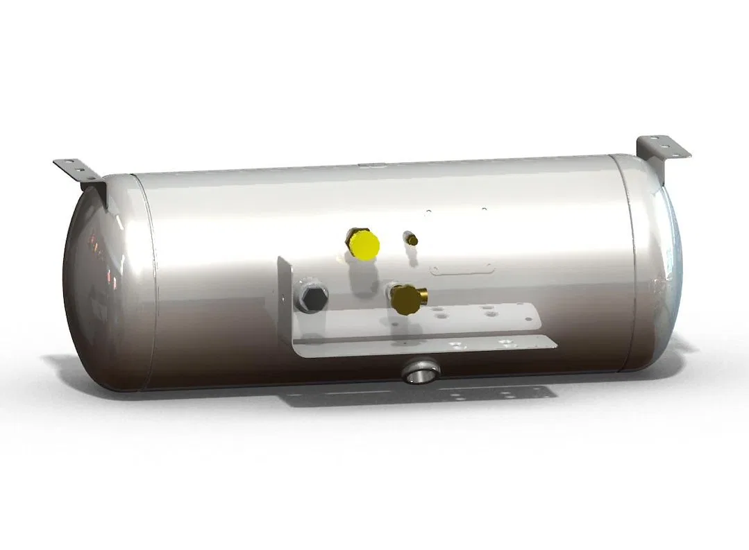 6829 – MANCHESTER Propane Tank, ASME Permanent Mount Tank 19.36 Gallon Capacity 40 Inch Length x 14 Inch Diameter Pow...